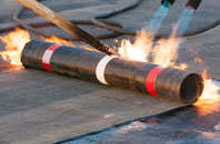 Angle flat roof sealing